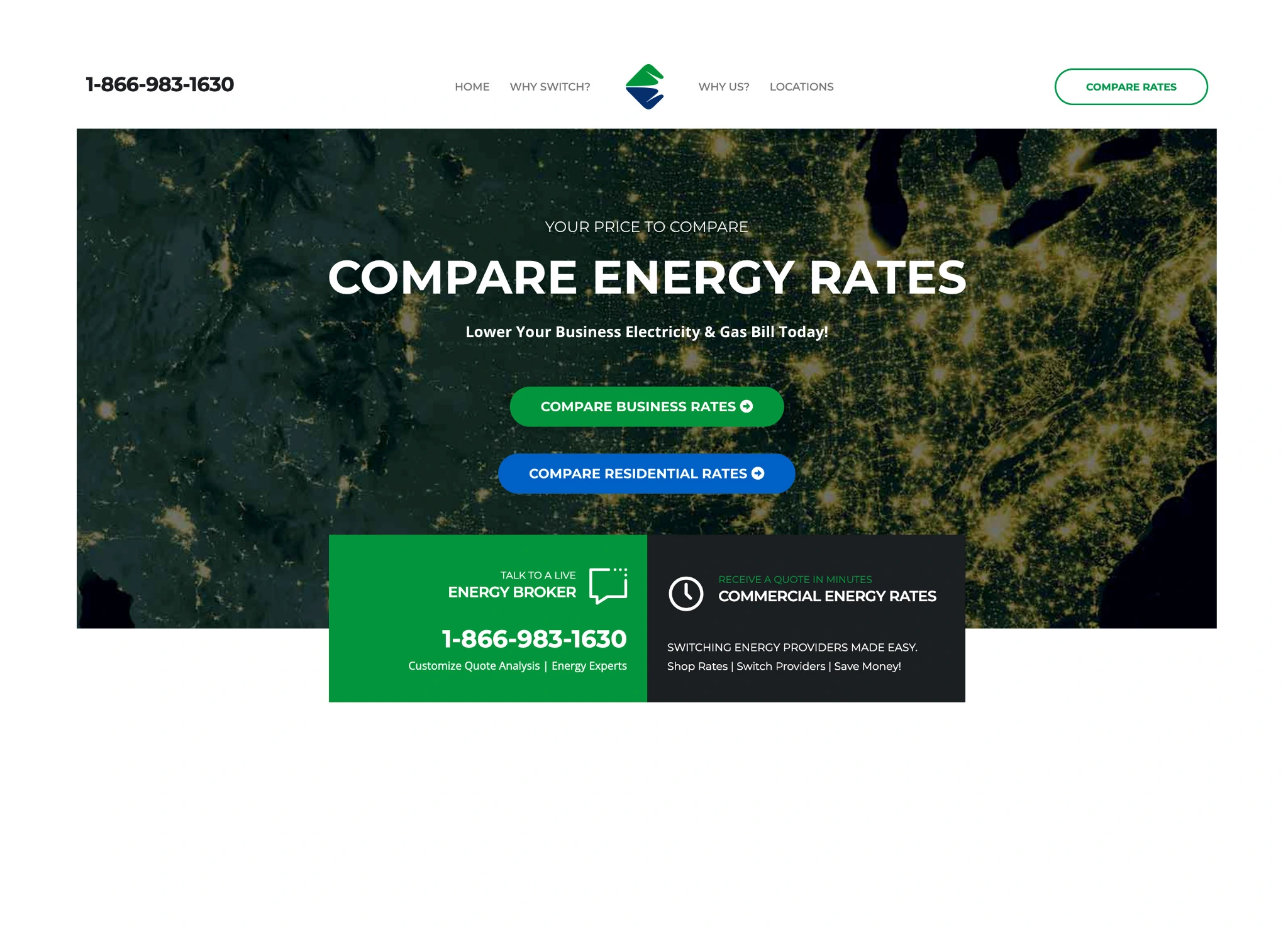 Price 2 Compare energy rate comparison website